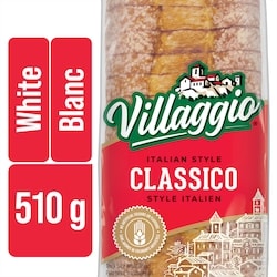 Villaggio Classico Italian Style Thick Slice White Bread 510 g, $0.84/100g