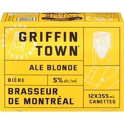 null Griffin town bière ale blonde (Pièce d’identité requise au moment du ramassage) 12x355.0 ml, 0,47 $/100ml
