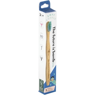 The Future is Bamboo Brosses à dents en Bambou "Superhéro" pour les enfants 1 ea, 4,99 $/1ch