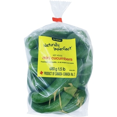 No Name Naturally Imperfect Mini Cucumber 680 g, $0.59/100g