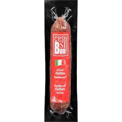 Papillon Salami italien traditionnel 175 g, 5,14 $/100g
