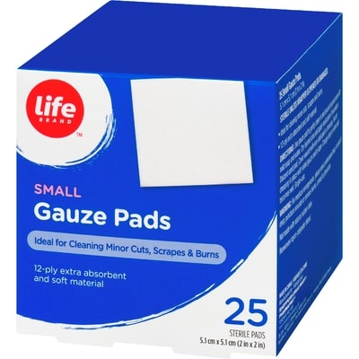Small Gauze Pads, 25 Pack