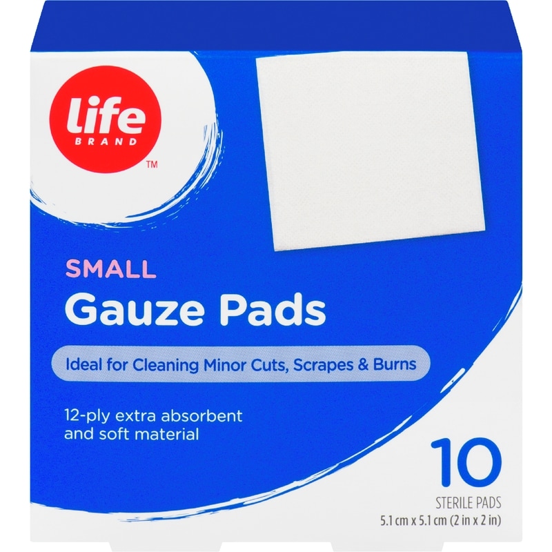 Small Gauze Pads, 10 Pack
