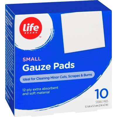 Small Gauze Pads, 10 Pack