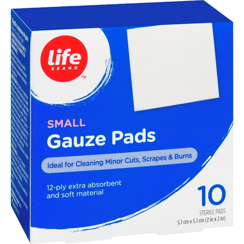Small Gauze Pads, 10 Pack