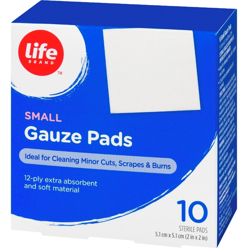 Small Gauze Pads, 10 Pack