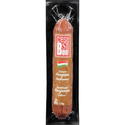 Papillon Salami Hongrois Traditionnel 175 g, 5,14 $/100g