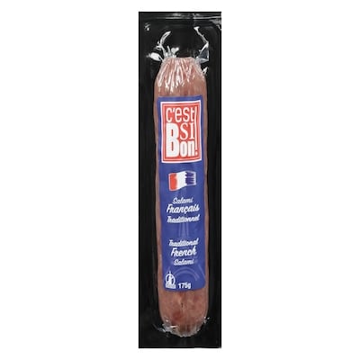 Papillon Salami Français Traditionnel 175 g, 5,14 $/100g