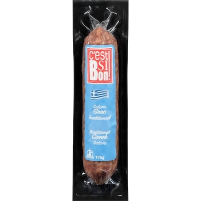 Papillon Salami Grec Traditionnel 175 g, 5,14 $/100g