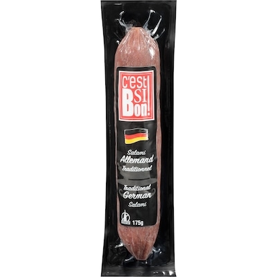 Papillon Salami Allemand Traditionnel 175 g, 5,14 $/100g