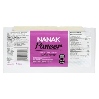 Nanak Paneer 341 g, $1.46/100g