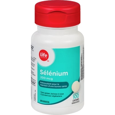 Life LB SELENIUM 200 MCG 100 ea, 0,06 $/1ch
