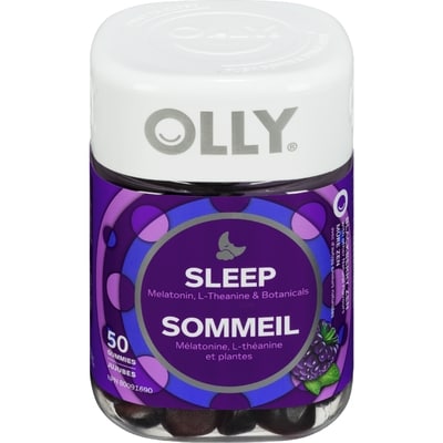 OLLY Sommeil Supplément Gélifié Mûre Zen  50 ea, 0,56 $/1ch