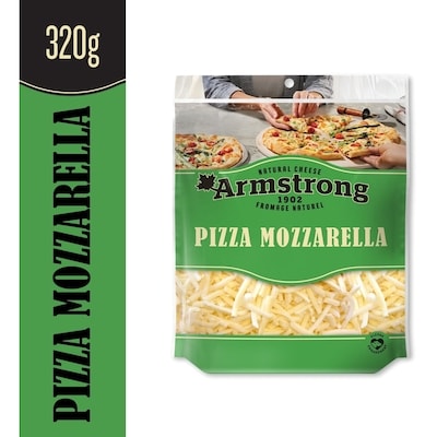 Armstrong Pizza Mozzarella Shredded Cheese 320 g, $1.53/100g