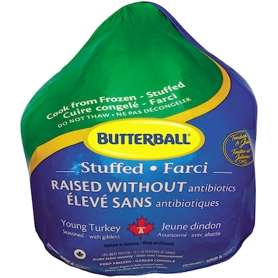 Butterball Frozen Stuffed Turkey 5-7 Kg 5 kg, $0.86/100g