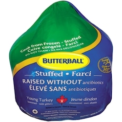 Butterball Butr Dinde Farcie 5-7Kg surgelée 5 kg, 0,86 $/100g