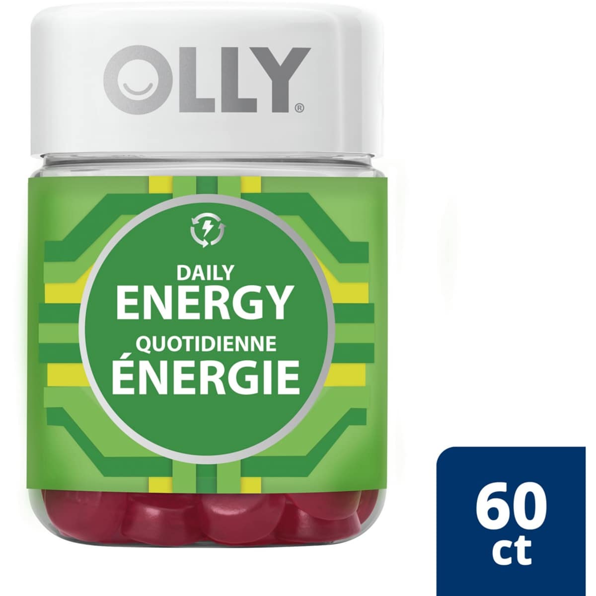 OLLY Gummy Supplement Tropical Passion blend of vitamin B12, CoQ10 & Goji Berry 60 ea, $0.43/1ea
