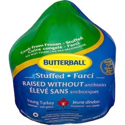 Butterball Butr Dinde Farice 7-9 Kg surgelée 8 kg, 0,76 $/100g