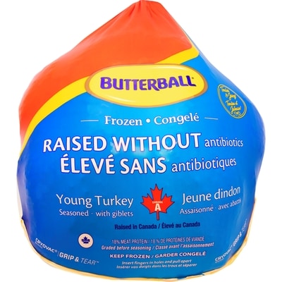 Butterball Frozen Turkey 7-9 Kg 8 kg, $0.71/100g