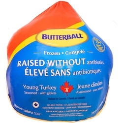 Butterball Dinde Surgelee 7-9 Kg 8 kg, 0,80 $/100g