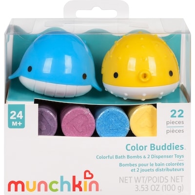Munchkin Color Buddies™ Colorful Bath Bombs & 2 Dispenser Toys 1 ea, $11.99/1ea