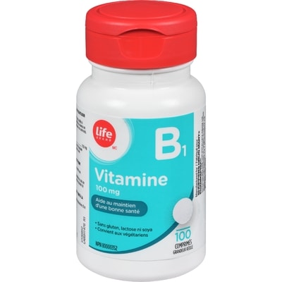 Life LB VITAMINE B1 100 MG 100 ea, 0,08 $/1ch