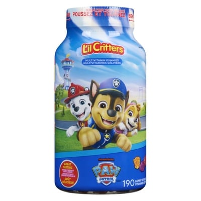 L’il Critters L'il Critters Multivitamines Gelifiees 190 ea, 0,09 $/1ch