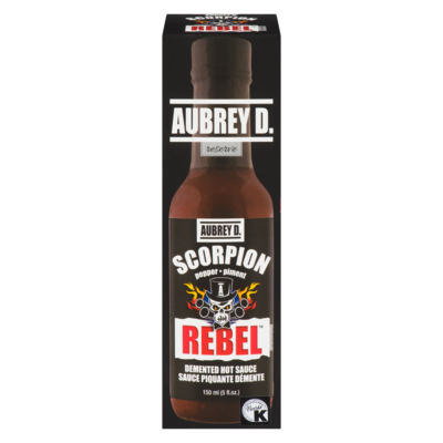 Aubrey D Rebel Scorpion Hot Sauce 150 ml, $10.66/100ml