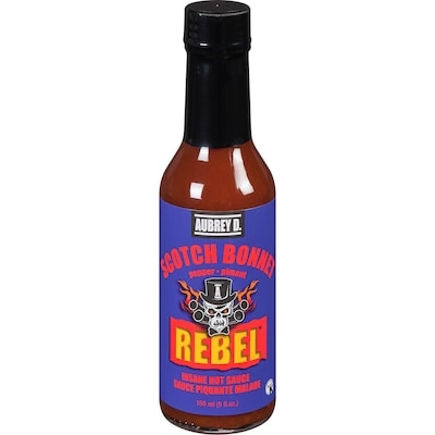 Aubrey D Rebel Scotch Bonnet Hot Sauce 150 ml, $7.66/100ml