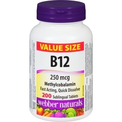 B12 250 Mcg Methylcobalamin Value Size