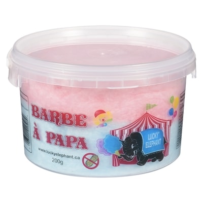 Lucky Elephant Barbe À Papa 200 g, 2,50 $/100g