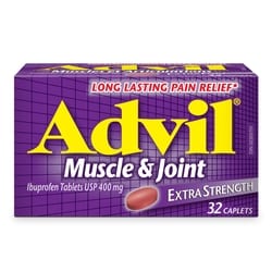 Advil Muscle And Joint Extra Strength Caplets For Inflammation Pain Relief, 32 Count 32 ea, $0.41/1ea
