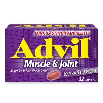 Advil Muscle And Joint Extra Strength Caplets For Inflammation Pain Relief, 32 Count 32 ea, $0.41/1ea