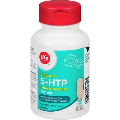 Life Comprimés extra fort 5 HTP, 200 mg, 60 comprimés à libération prolongée 60 ea, 0,24 $/1ch