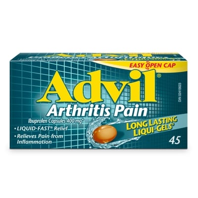 Advil Arthritis Pain Extra Strength Liquigel 45 ea, $0.40/1ea