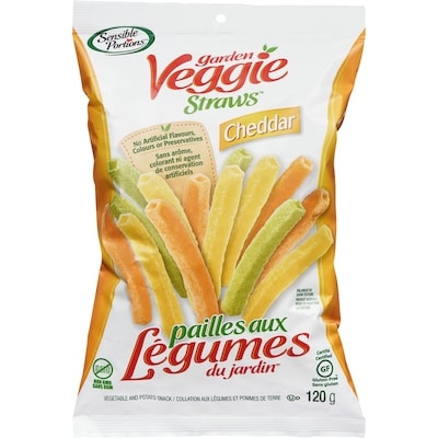 Sensible Portions Cheddar Garden Veggie Straws 120 g, $3.16/100g
