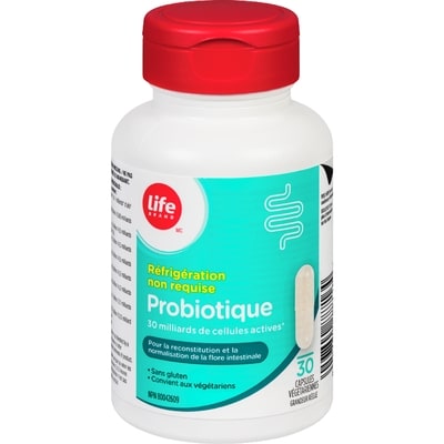 Life Probiotiques 30 milliards de cellules actives, 30 capsules 30 ea, 0,56 $/1ch