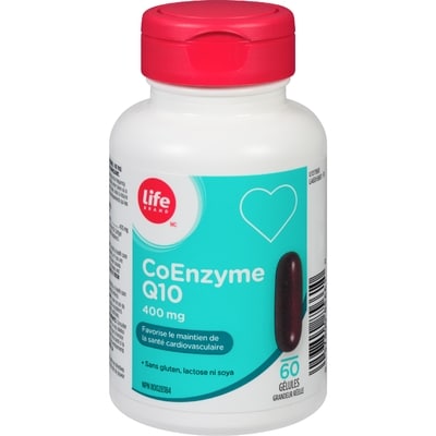 Life CoQ10, 400 mg, 60 gélules 60 ea, 0,60 $/1ch