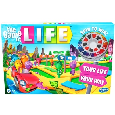 Hasbro The Game of Life Board Game, Family Games for Kids Ages 8 and Up - English Version 1 ea, $34.00/1ea