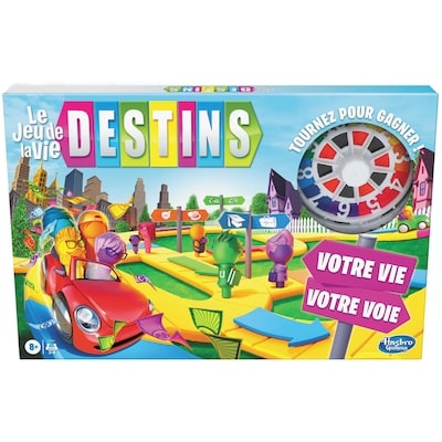 Hasbro The Game of Life Board Game, Family Games for Kids Ages 8 and Up - French Version 1 ea, $34.00/1ea