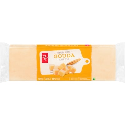 President's Choice Gouda Cheese 400 g, $1.50/100g
