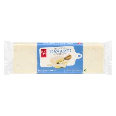 President's Choice Havarti Cheese 400 g, $1.70/100g