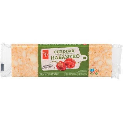 le Choix du Président Fromage cheddar blanc avec habanero 400 g, 1,70 $/100g