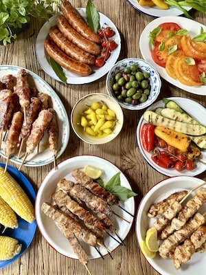 Saucisses géantes italiennes fortes