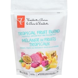 le Choix du Président Mélange de fruits tropicaux, ananas, fruits du dragon et fruits de la passion 500 g, 0,90 $/100g