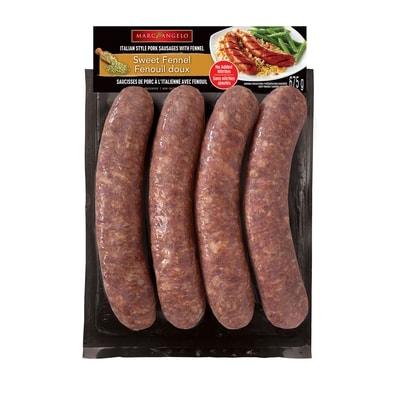 Marc Angelo Saucisses géantes (fenouil doux) 675 g, 1,48 $/100g