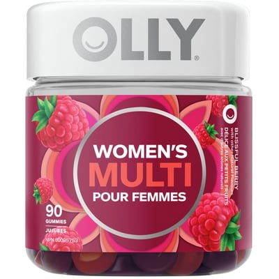 OLLY Supplément Gélifié Délice aux Petits Fruits multivitamines 90 ea, 0,23 $/1ch