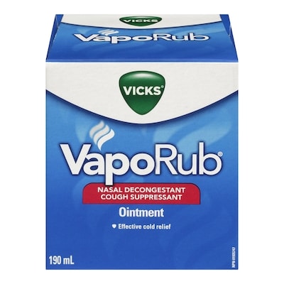 Vicks Vaporub  190 ml, $10.26/100ml