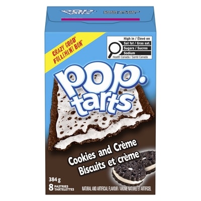 Kellogg’s Poptarts Klgs Pop Tarts Biscuits Creme 384 g, 1,17 $/100g