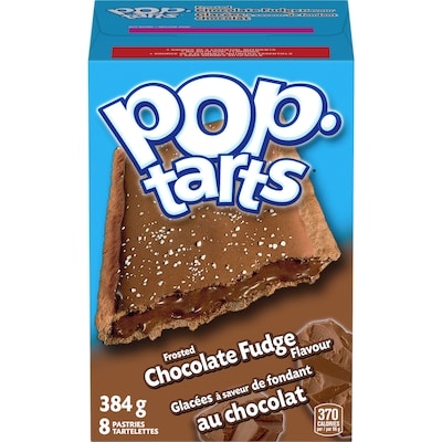 Kellogg’s Poptarts Klgs Pop Tarts Chocolat Glace 384 g, 1,04 $/100g